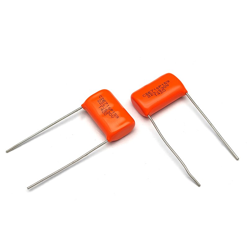 CDE – condensateur de guitare goutte Orange 716P .022uf/600V 23MM, pièces de guitare