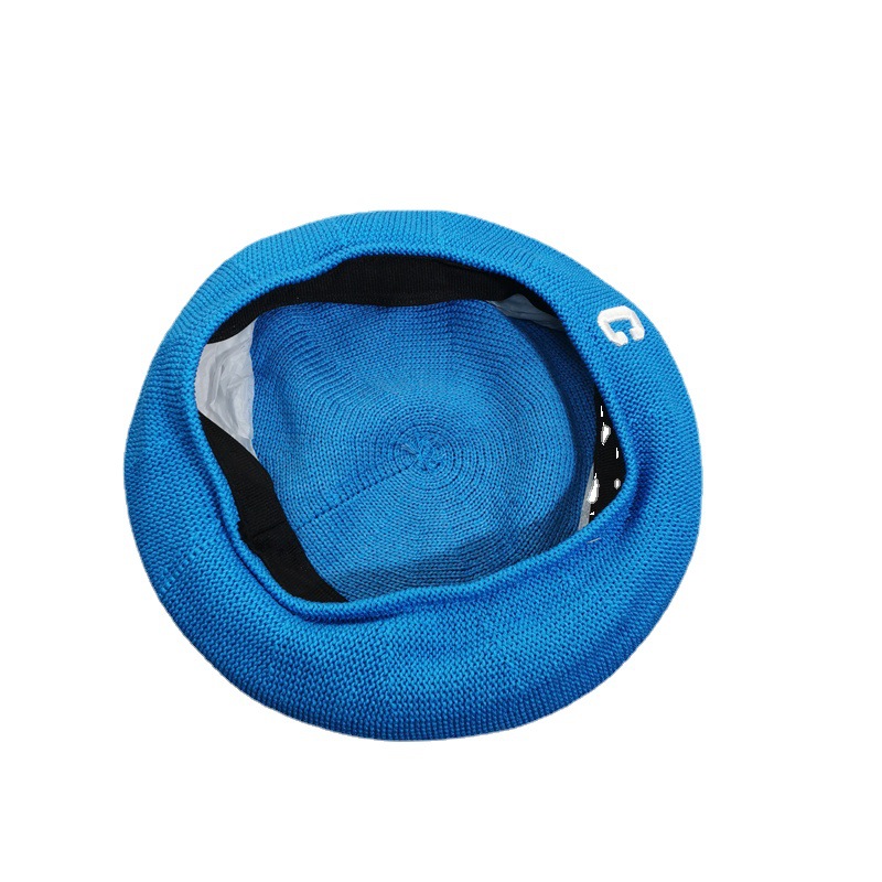 Spring And Summer Blue Beret Female Japanese Sweet And Cute Thin Breathable Painter Hat Shows Small Face