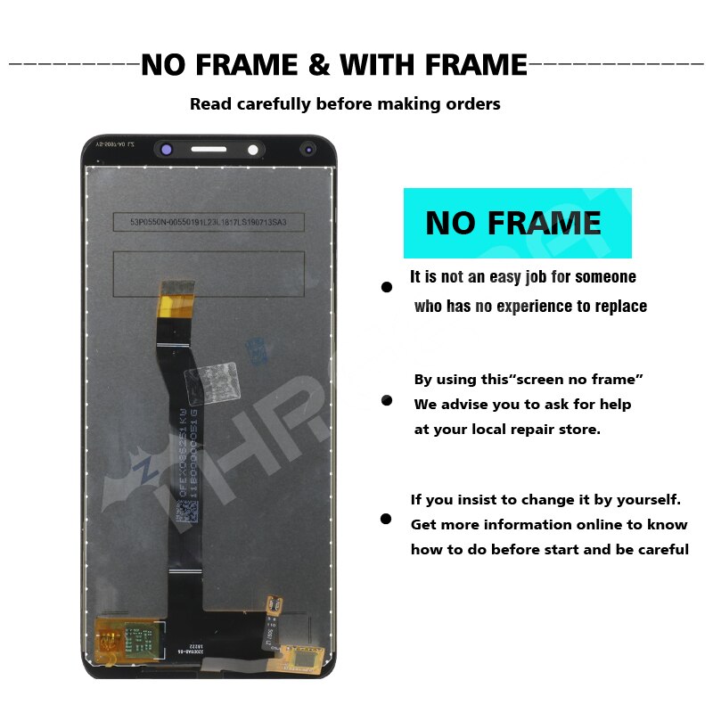 5.45 &#39;&#39;LCD originale per Xiaomi Redmi 6A Display LCD Touch Screen con cornice LCD digitalizzatore Redmi 6 Display Assembly parti di riparazione