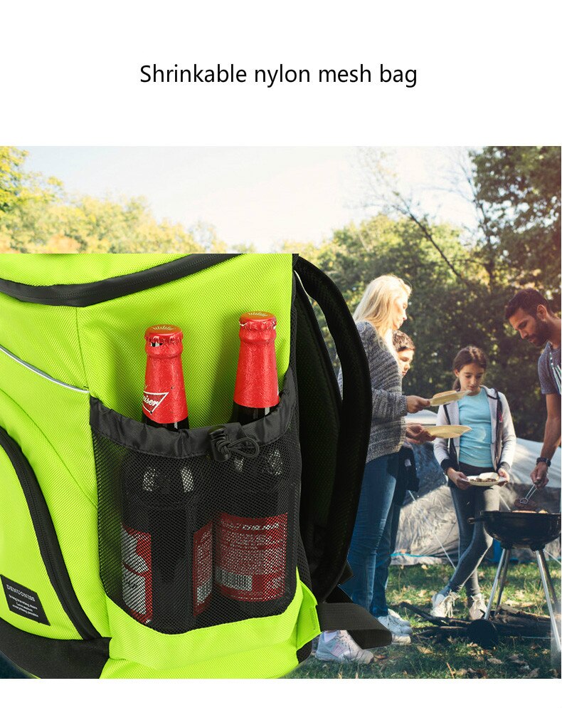 DENUONISS-bolsa térmica de viaje para cerveza, nevera fresca con aislamiento de 33L, para playa, Picnic