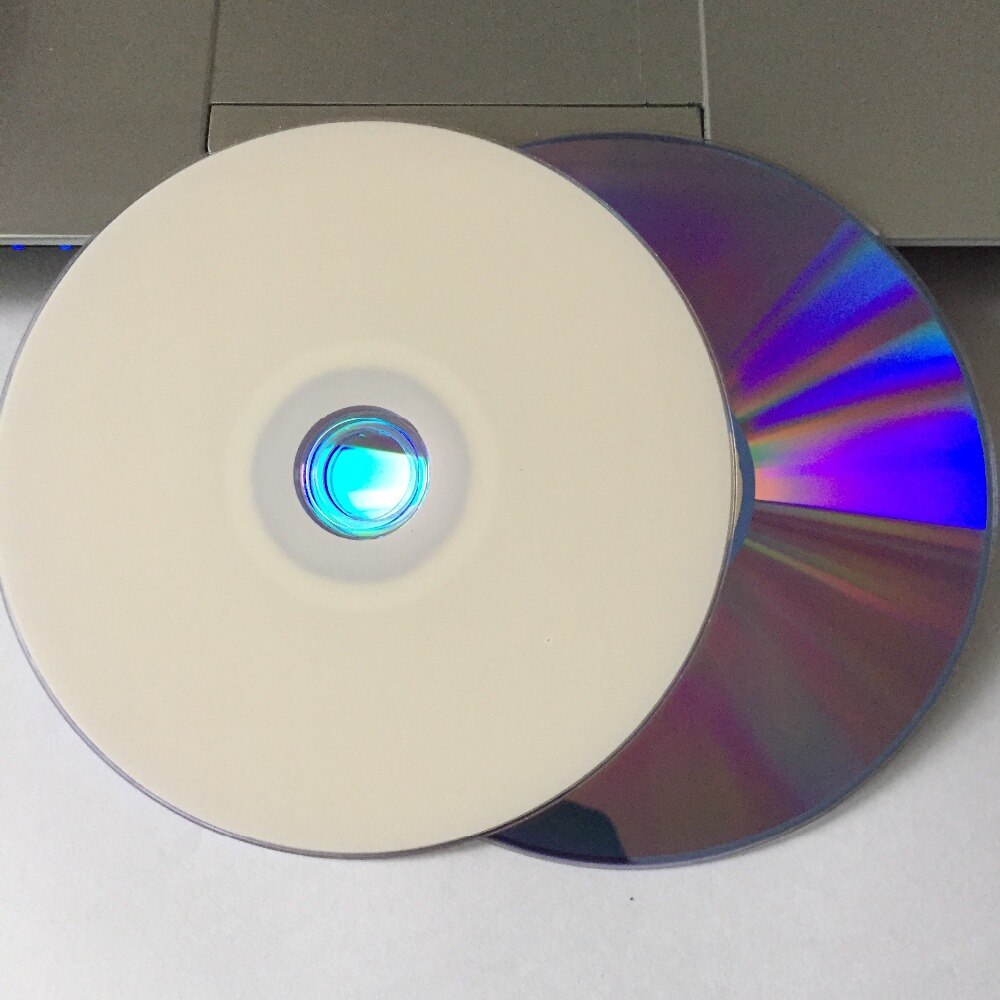 50 skivor betyg a + 8x 4.7 gb tomma utskrivbara dvd+r-skivor