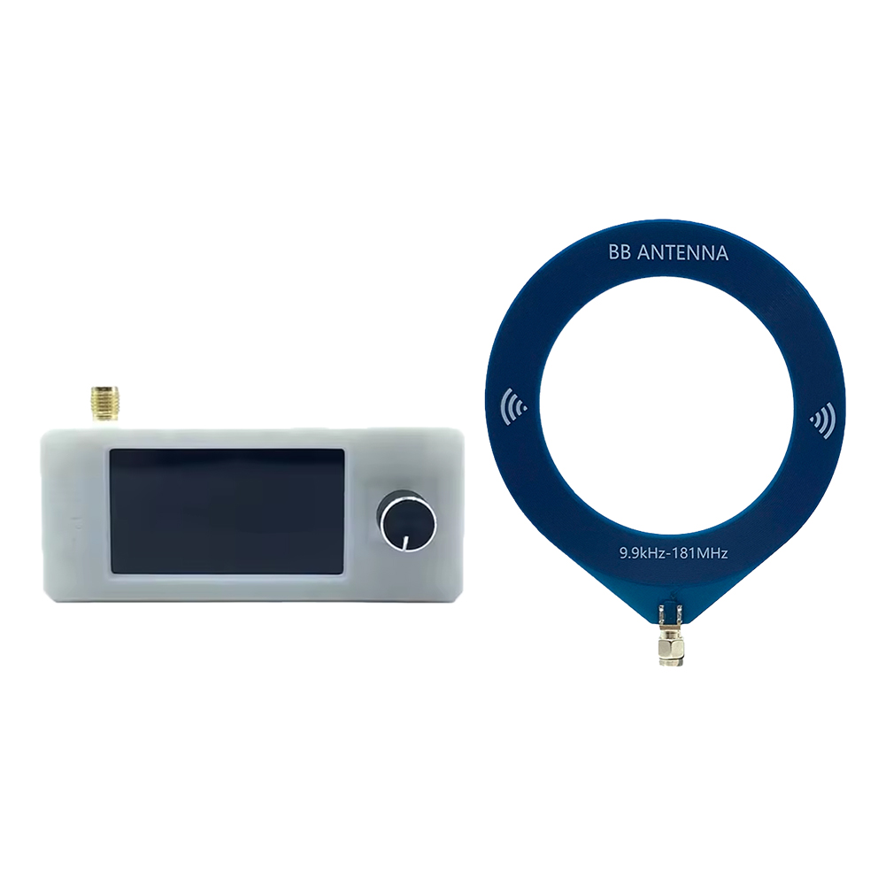 SI4732 0.5-108mhz Przenośne radio 1.9 cala Ekran IPS LSB USB Radio FM/AM z anteną Odbiornik radiowy HF SW MW VHF: Czerwony