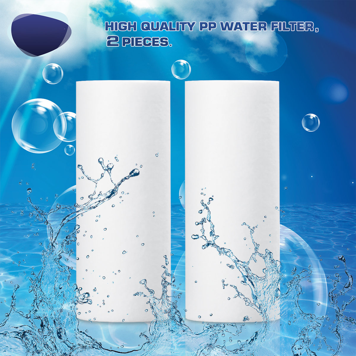 Wasserfilter, Luftreiniger, Dusche, Waschmaschine, Filter unter der Spüle, Wasserfiltrationssystem, Leitungswasser, Vorchlorenentfernungsfilter: Lila