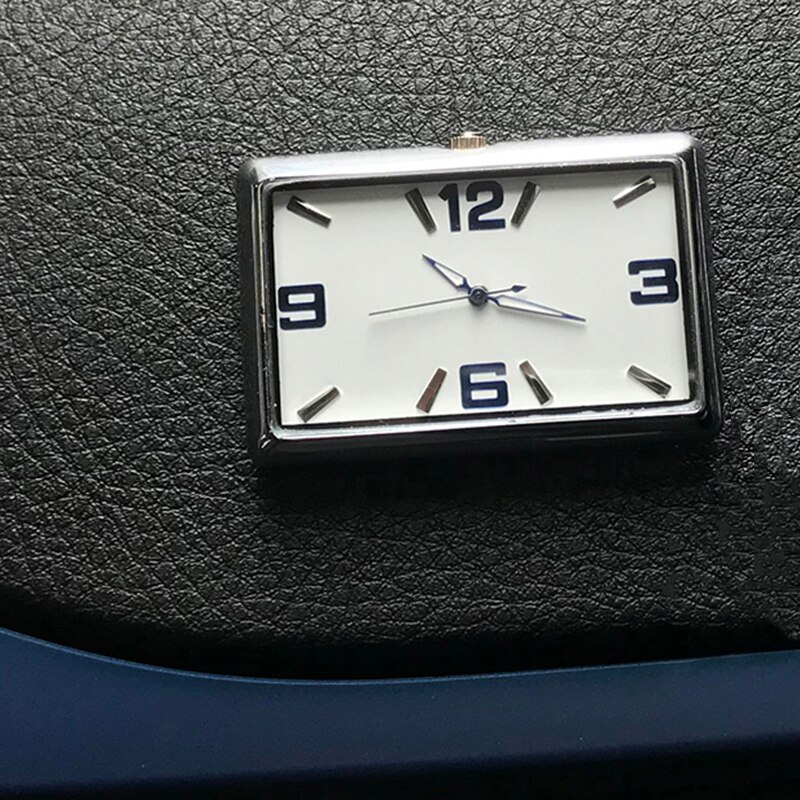 Car Clock Quartz Watch Auto Interior Stick-On Clock Dashboard Time Display Clock In Car Accessories Clocks For Car Gauges Clocks