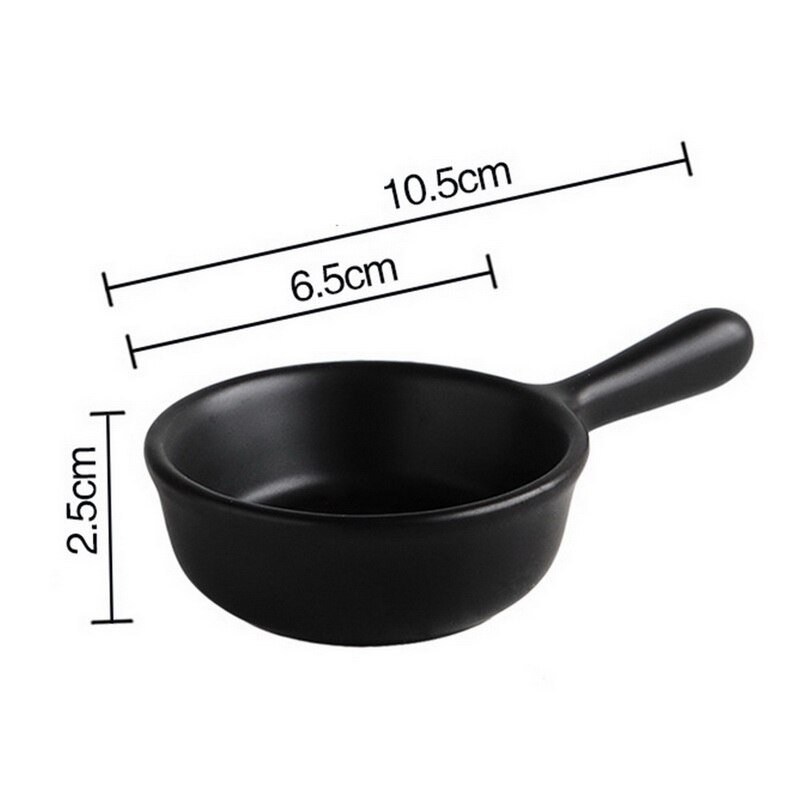 Miniplatos de cerámica de estilo japonés, vajilla de Color sólido, plato pequeño, tazón, taza de leche, vajilla de porcelana: G386464