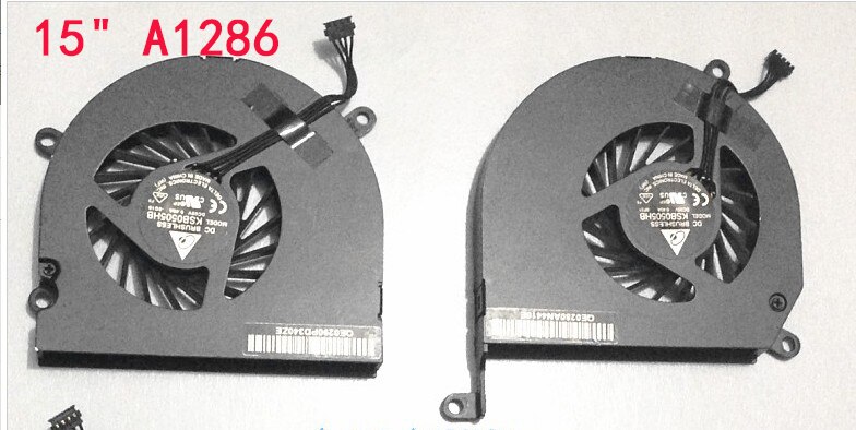 Ventilateur pour Apple Macbook pro 13 &quot;A1278 A1342, a1502, ME864, ME865, ME866, A1286, ZB0506AUV1-6A, MG62090V1-Q030-S99, MG62090V1-Q020-S99