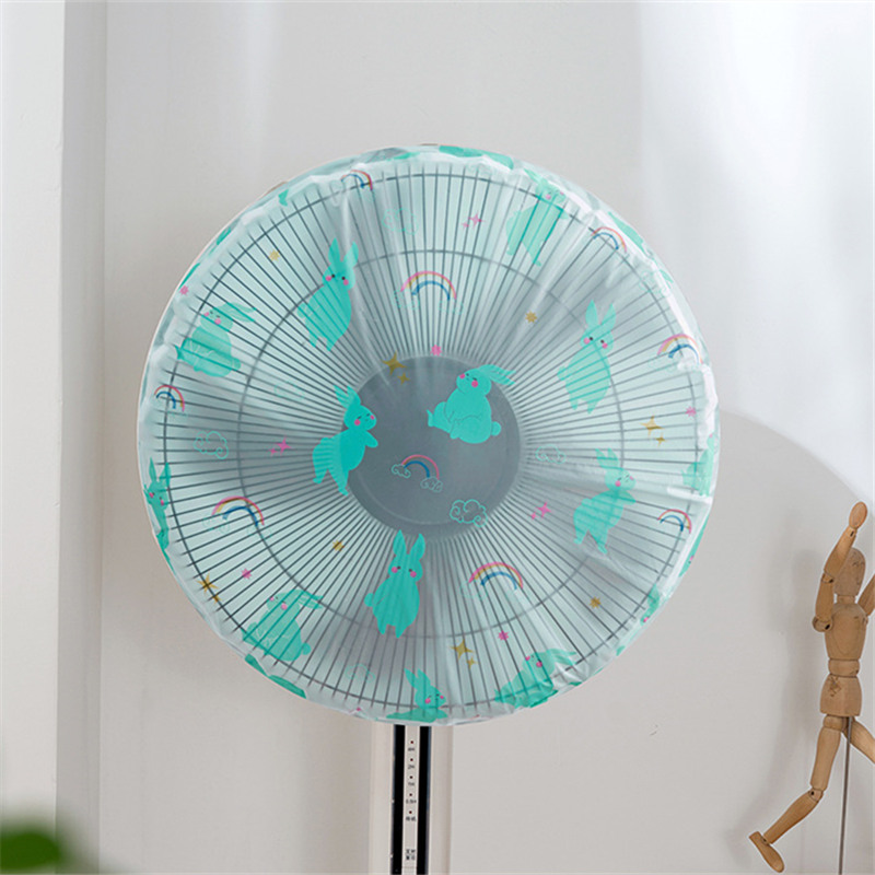 Funda protectora para ventilador eléctrico de verano, protector para ventilador resistente al agua, lavable, 50/45CM: Color 5 / S-about 45x23cm