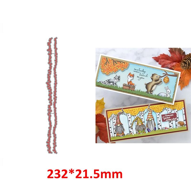 Slimline Metal Cutting Dies Set Stitched Rectangle Scallop Scale Round Irregular Geometry Lawn Architecture Border Frame: 12