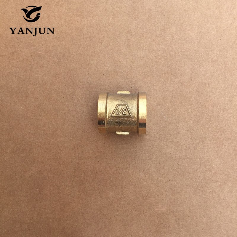 Brass Straight Coupling Pipe Fittings Double Female Pipe Fittings
