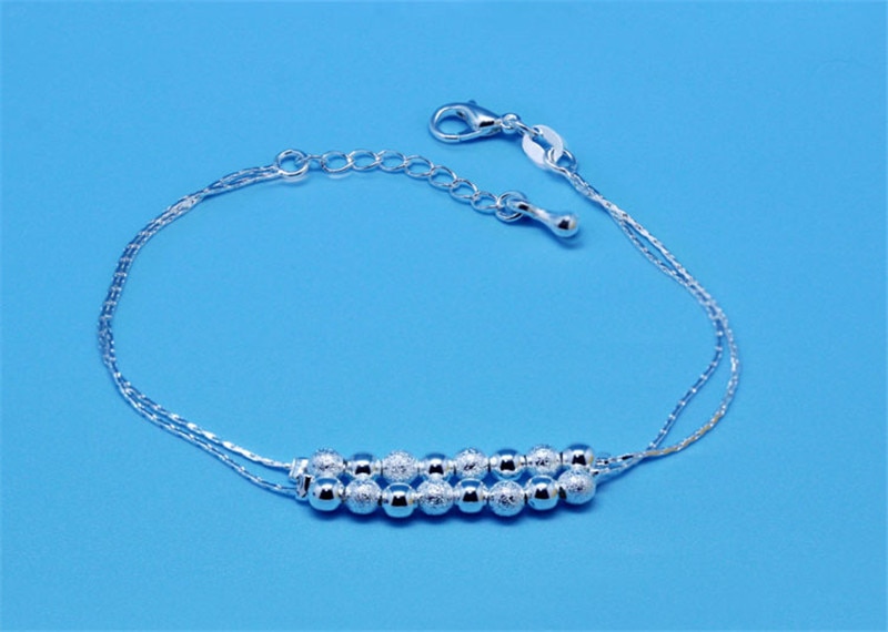 Trendy 925 Sterling Zilveren Armbanden Voor Vrouwen Accessoires Mode Meisjes Enkelbanden Zilveren Dame Sieraden Vrouwelijke Armbanden