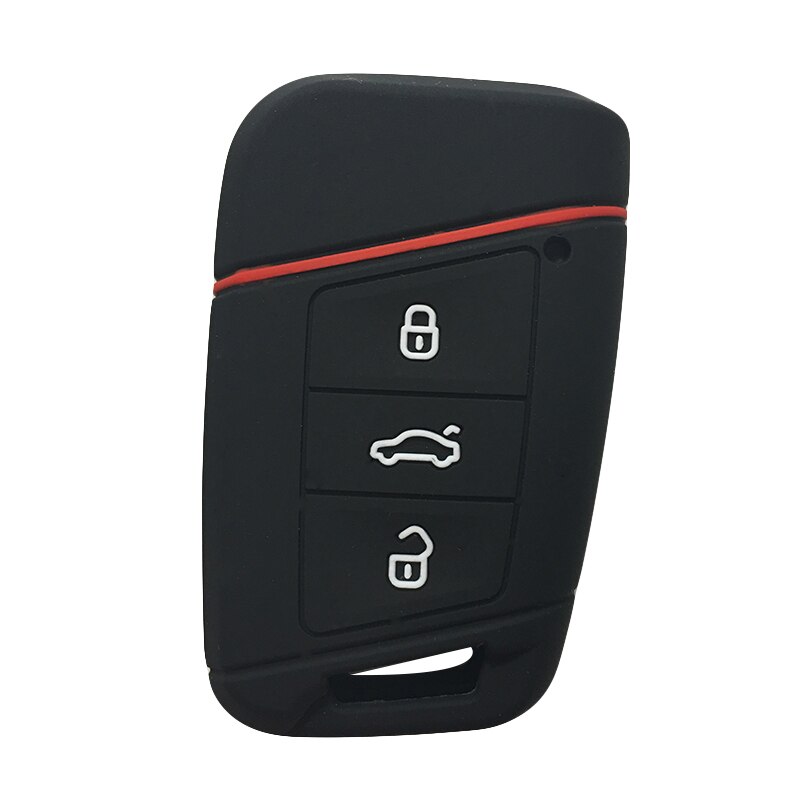 Car Key Cover Case For Volkswagen Passat B8 Tiguan MK2 Magotan Passat Cc For Vw Key Case Skoda Superb A7 Remote: black