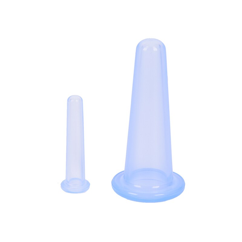 2Pcs Vacuüm Cupping Gezondheidszorg Cup Anti Cellulitis Vacuüm Massage Nek Gezicht Terug Massager Cupping Mini Maat