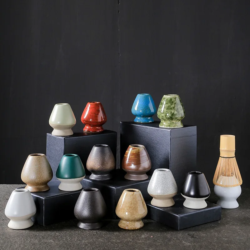 4Pcs Maccha Blender Pak Handgemaakte Bamboe Blender Theelepels Agitator Ondersteuning Japanse Matcha Blender Past Japanse Thee Set