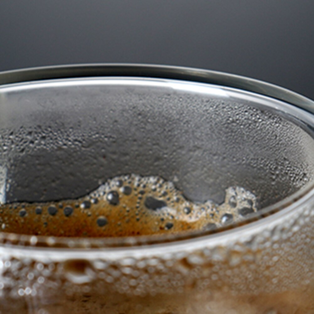6 st 80ml dubbelvägg isolerat klart glas kopp kaffe te mjölk vatten mugg