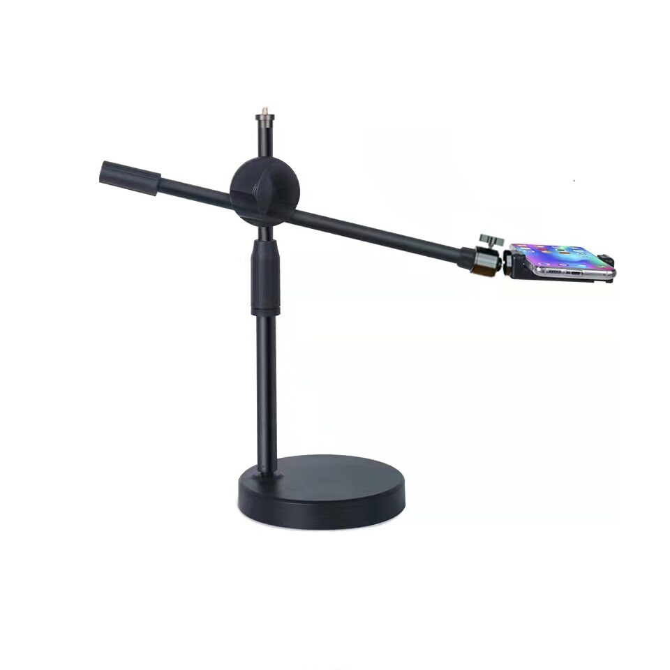 Overhead Stativ mit Ring Licht Tisch Tabletop Schießen Stehen Stative mit praktisch Halfter Boom Arm für Nagel Kunst Fotografie: nur montieren