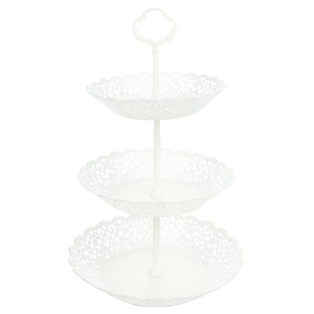 3-Tier Cupcake Stand Cake Dessert Wedding Event Party Display Tower Plate Cake Cooking Tools Kitchen Accessories