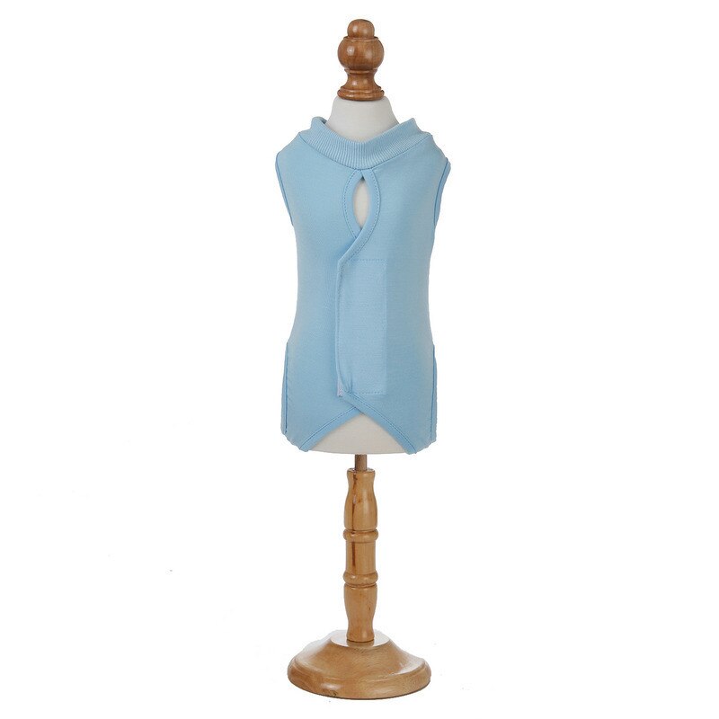 Pet Cats Sterilization Clothes, Cats Clothes,Cats Clothes After Weaning and Sterilization,weaning and Surgery Clothes for Cats: blue / L