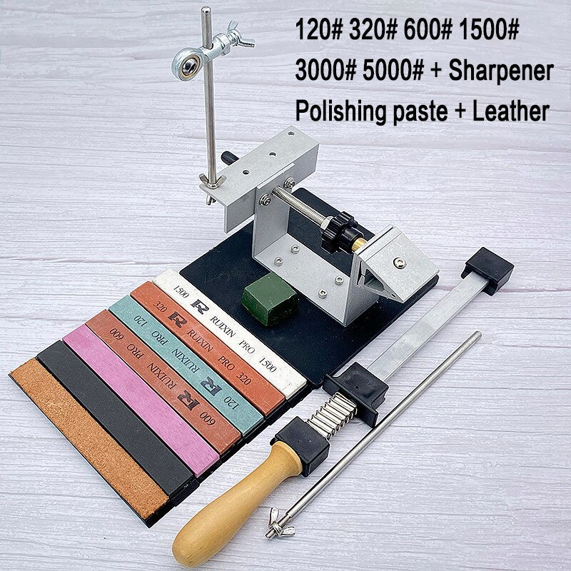 Fixed Knife Sharpener Angle Sharpening System Sharpening stone Kitchen Whetstone Updated Multifunction Honing Tools: G