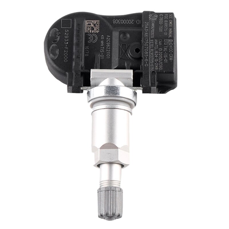 52933-f2000 52933 f 2000 for hyundai avante kona elektrisk elantra ad  i30 n kauai encino 433 mhz tpms dekktrykksensor