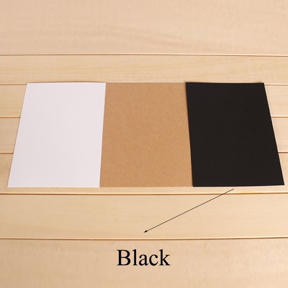 20Pcs Flexible No-coarse Vintage Blank A4 Kraft Paper Notes Card Painting DIY Scrapbook Material