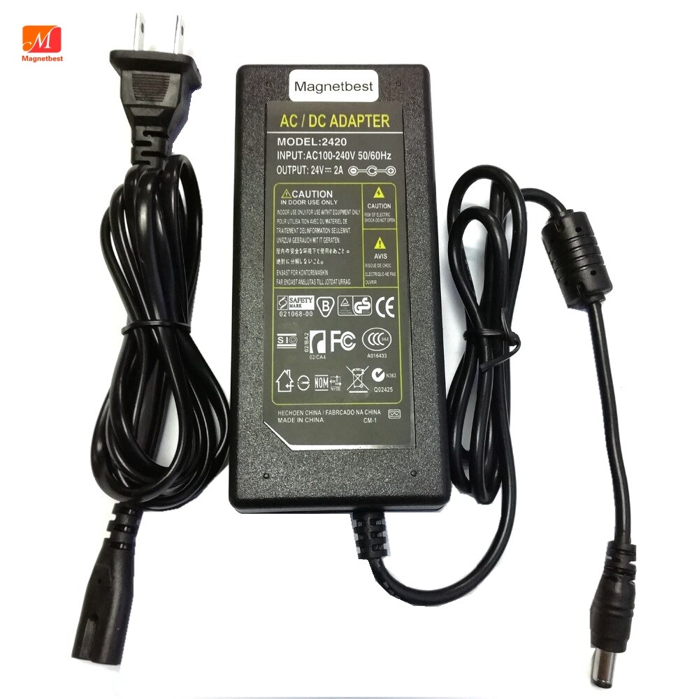 thumbnail interactive-video image 1 of 24V AC/DC Power Adapter For Dymo LabelWriter LW400/LW450 Series - Replacement Printer Power Supply 1 of 13