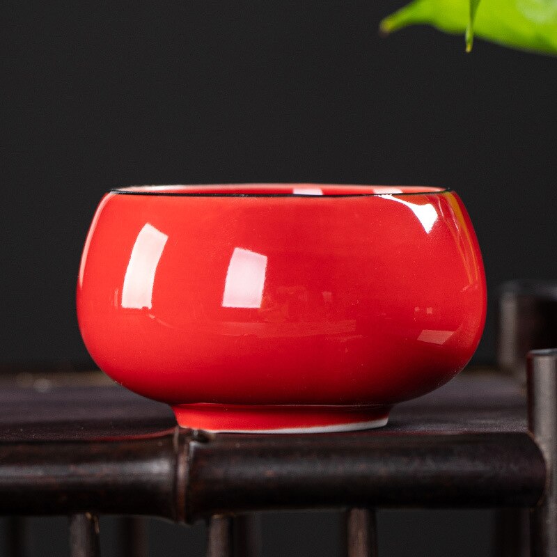 Ceramic Tea Cup Rainbow Cup Individual Single Cup Tea Cup Chinese Kung Fu Tea Set Tea Bowl Household Tea Table Tea Cup: z