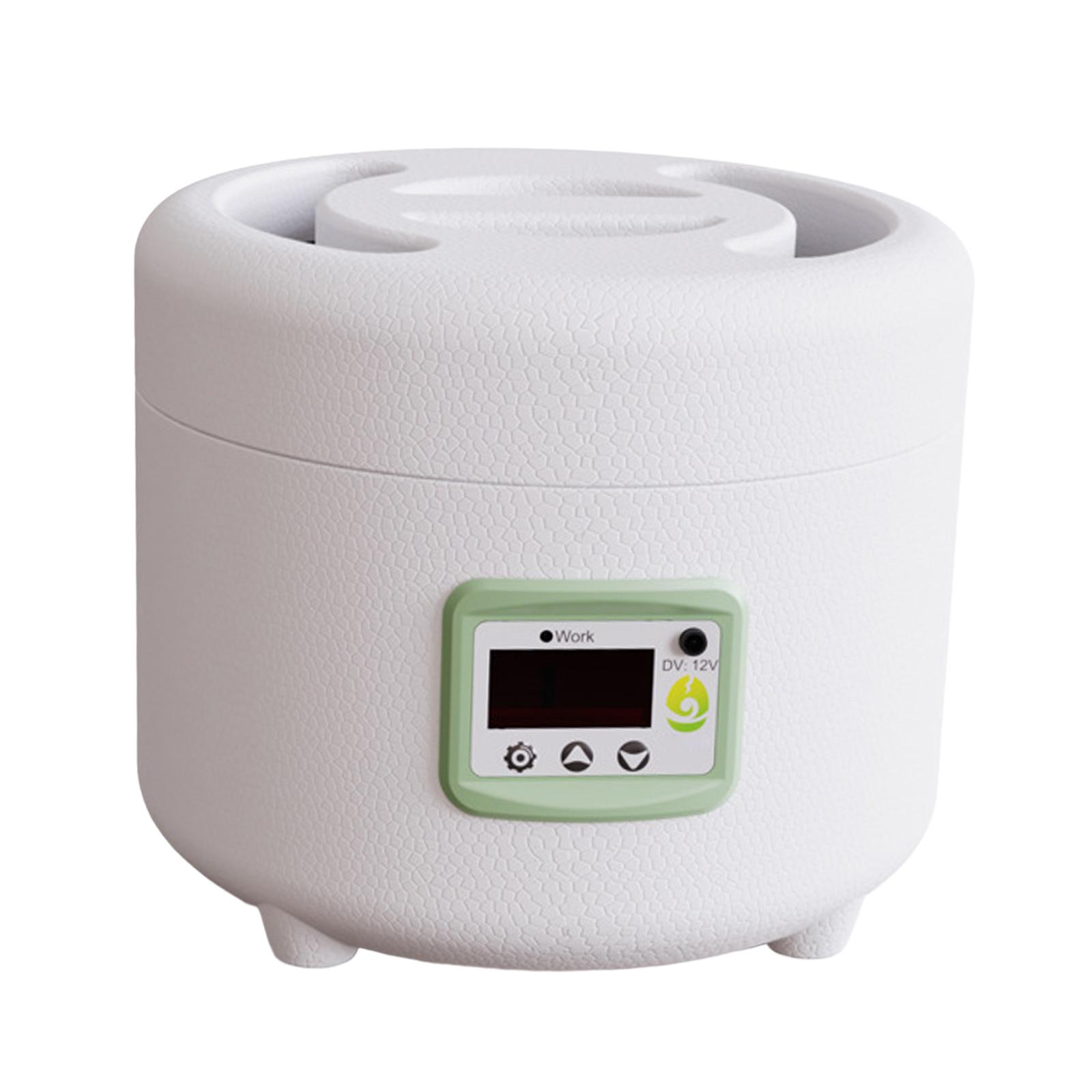 Incubadora de 9 huevos, incubadora portátil de aves de corral, incubadora de huevos automática Digital para incubar, cama de agua biónica de plástico, huevo de pájaro de granja