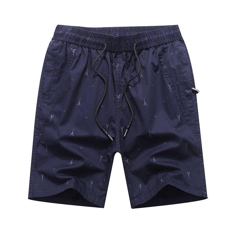 Arbeit aus Drucken Baumwolle Ladung-kurze Hose Männer lässig Sommer kurze Hose für Männer Safari Stil Taschen Mann Kurze Hosen Plus Männer kleidung 4XL: Marine 982 / 4XL