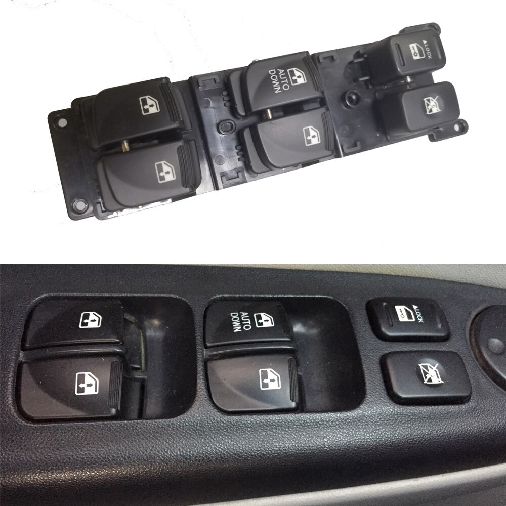 For Hyundai Accent 2006 2007 Power Window Control Switch Car Window Lifter Switch Panel