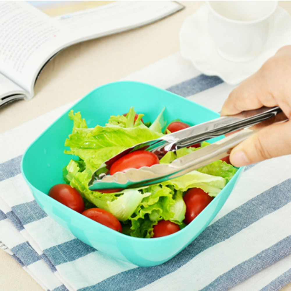 Plastic fruit salad bowl of food grade plastic square melon fruit plate small snacks candy dish