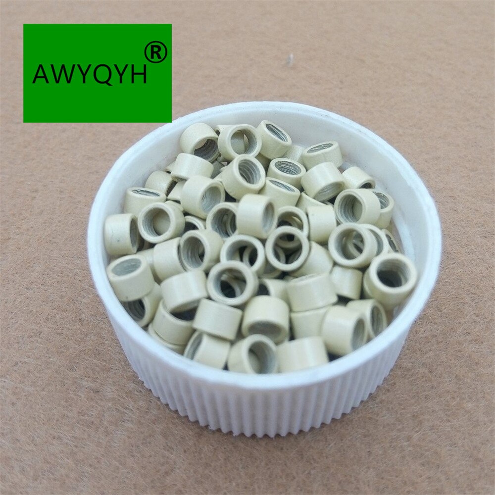 Hair Extension aluminium Micro links Rings Beads Links with Screws thread