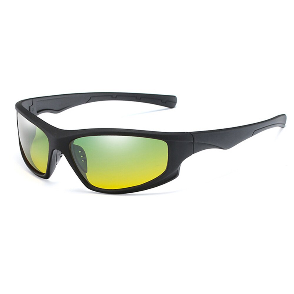 Gafas de sol AIELBRO polarizadas para Conductor, Gafas nocturnas de visión nocturna para el día para conducir, Gafas deportivas para hombres y mujeres: SSKP0105 Black