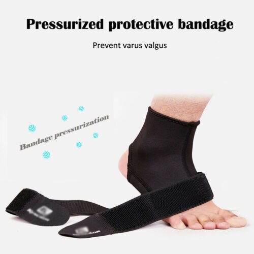 Luva De Compressão ajustável Sports Elastic Ankle Brace Suporte Envoltório Protetor Bandagem Basquete Futebol Bandagem de Compressão