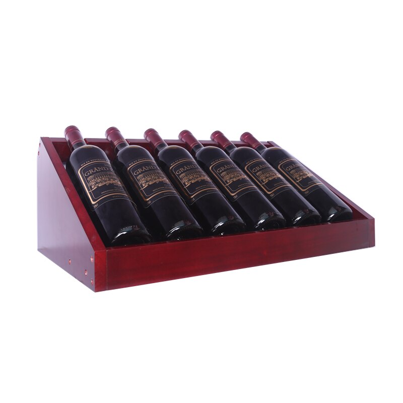 Holz Wein Halter Massivholz Einfache Wein Halter Kreative Handarbeit Wohnzimmer Dekorative Schrank Wein Display Lagerung Racks