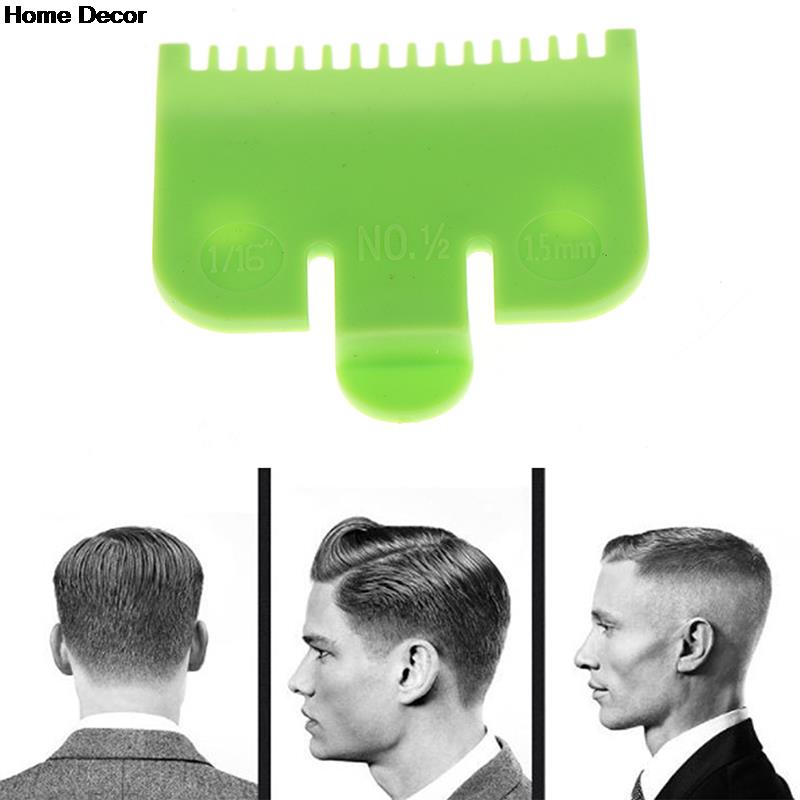 Guía de corte para hombres, peine verde de 1,5mm, Kit de herramientas de corte de pelo, accesorios limitados, diferentes estilos, 1 ud.