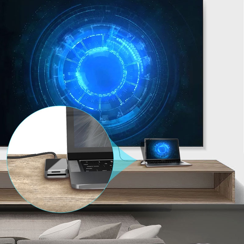 Type-c HUB hub USB+ card reader macbook pro laptop docking station