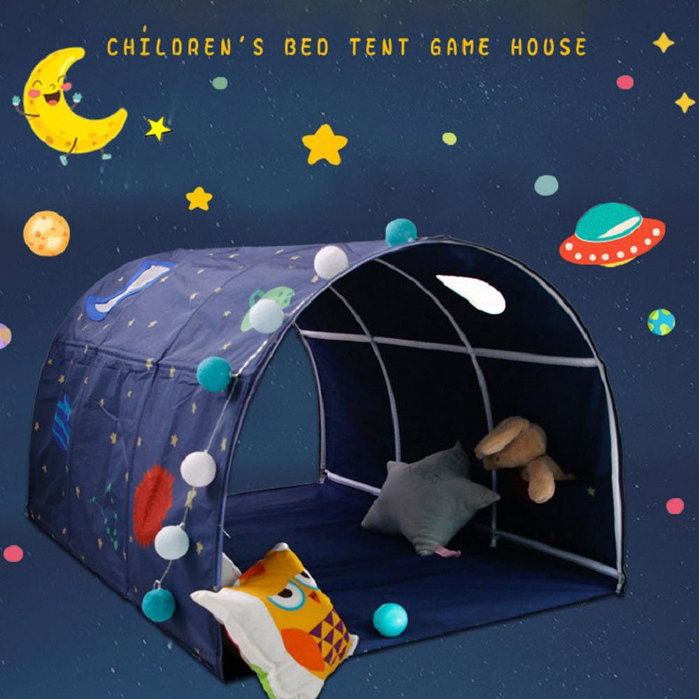 Portable Children's Play House For Kids Folding Small House Room Decoration Tent Crawling Tunnel Toy Ball Pool Bed Tent Boy Girl