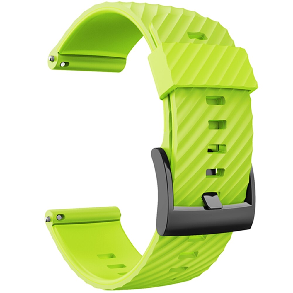 Sport silikon klokke og reim for suunto spartan 7/ suunto 9/ suunto spartan sport håndledd hr /suunto  d5 armbånd justerbar reim