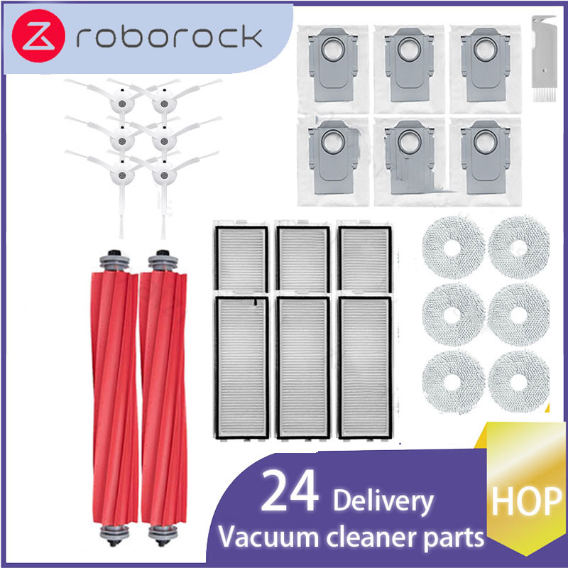 HOP Vervanging Voor Roborock Qrevo Pro Qrevo MaxV Qrevo S P10 Pro Robot Stofzuiger Accessoires Roller Stofzak Onderdelen