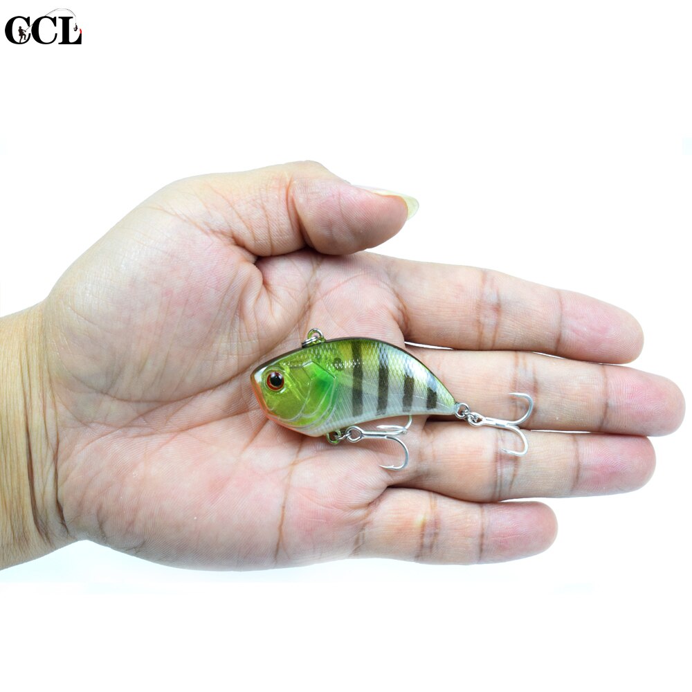Ccltba 5cm 14.6g mini huuleton crankbait uppoava kalastusvib viehe abs kova muovi vibe kalastusuistimet