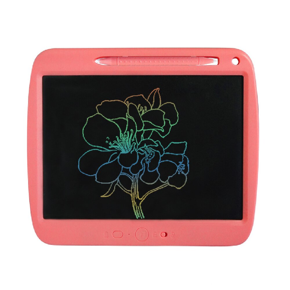 9'' Rechargeable Colorful Drawing Tablet Writing Digital Tablet Graphic Handwriting Pad Electronic Animal Board for Child: Pink