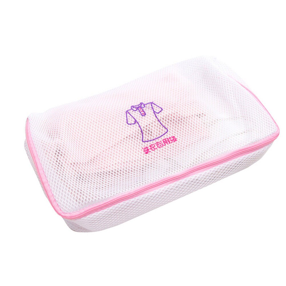 Clothes Washing Machine Laundry Bra Aid Sock Mesh Net Wash Bag Pouch Basket 5 Sizes: For Short Sleeve