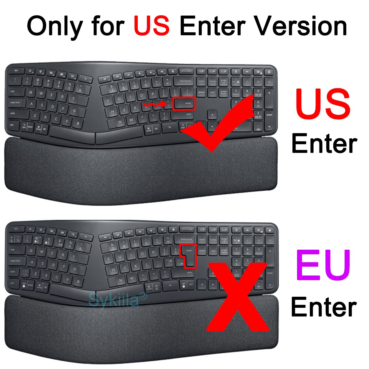 Keyboard Cover for Logitech ERGO K860 for Logi Business Silicone Protector Skin Case Accessories