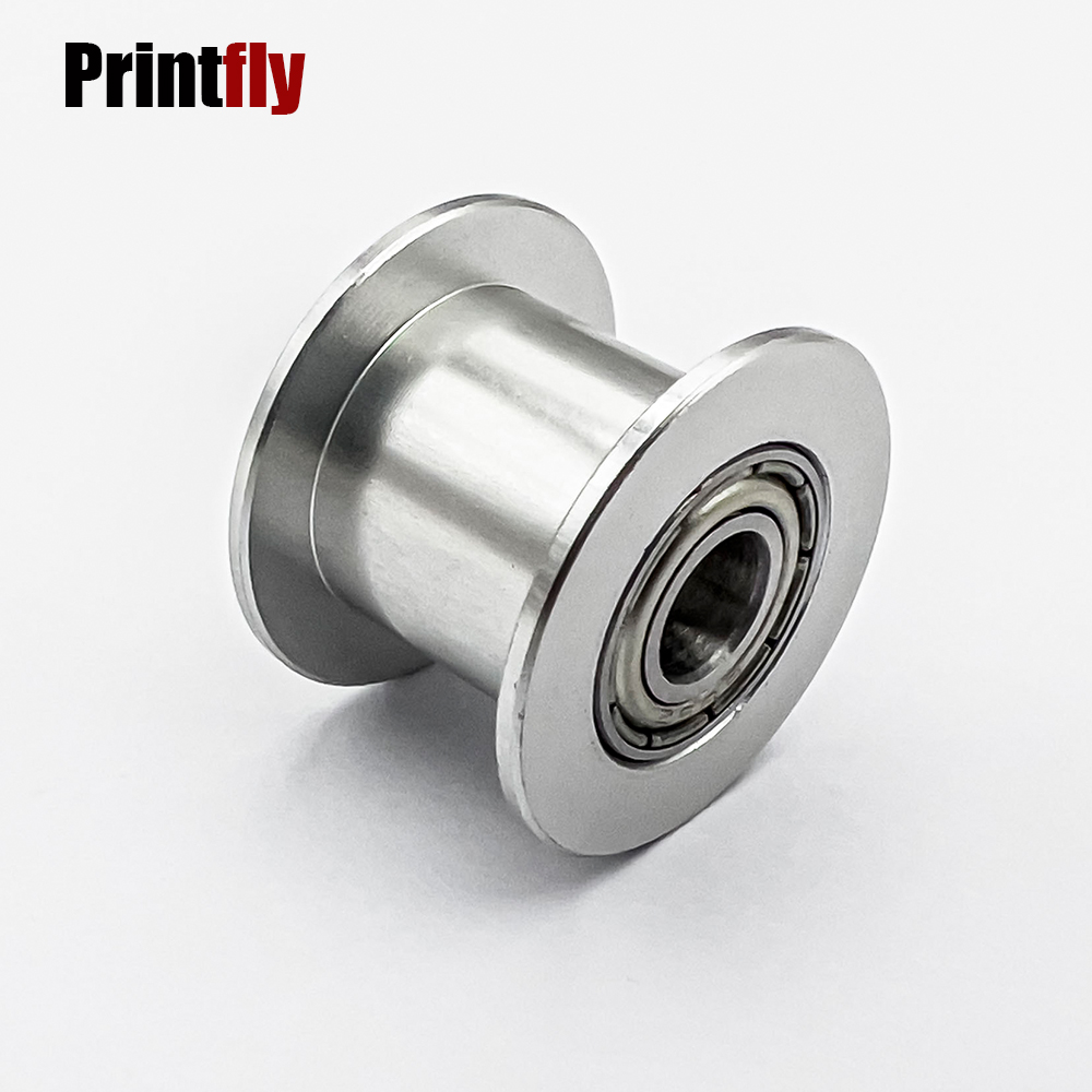 Printfly-polea de rueda síncrona con 20 dientes, diámetro de 3mm, 4mm, 5mm, 6mm y 8mm, con rodamiento para correa de distribución GT2, ancho de 10MM, 2GT