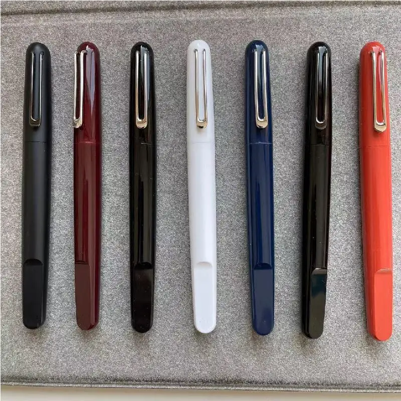Escritura serie M con tapa de atracción magnética MB pluma estilográfica Rollerball soporte de resina colorida bonitos de suave