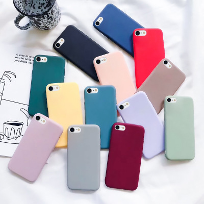 Case For iphone 7 8 SE Shockproof TPU Liquid Silicone Protective Phone Back Cover for iphone SE soft Case