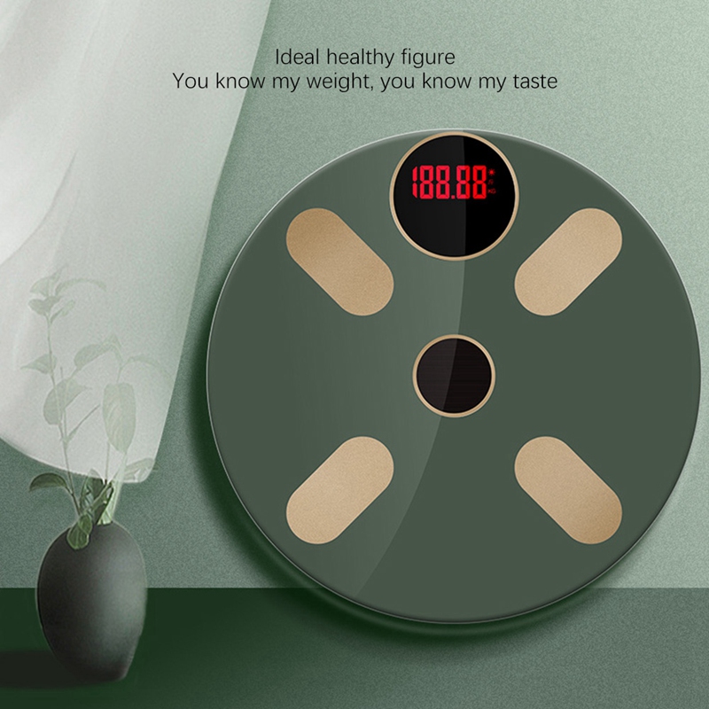Smart Weegschaal Digitale Weegschaal Voor Body Gewicht Bluetooth Led Screen Samenstelling Analyzer Met Smartphone App