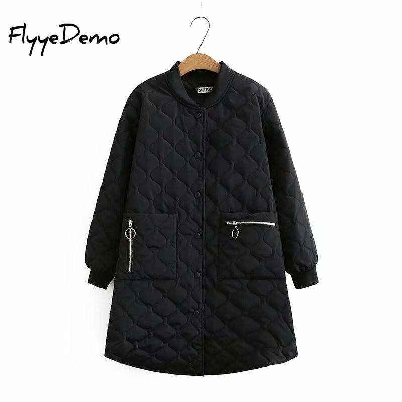 Larga de invierno cálido abrigos para mujer de talla grande de manga completa de estilo coreano Casual chaqueta de mujer Parka para mujeres de talla grande 4XL
