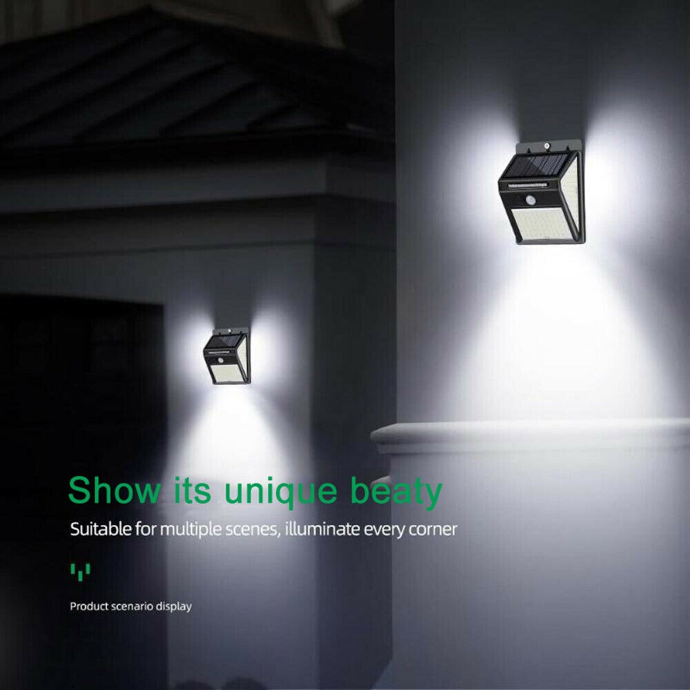 Solar Lights Outdoor Motion Sensor Lights IP65 Waterproof Wall Light Security for Garden Patio Yard Deck Garage Driveway Fence