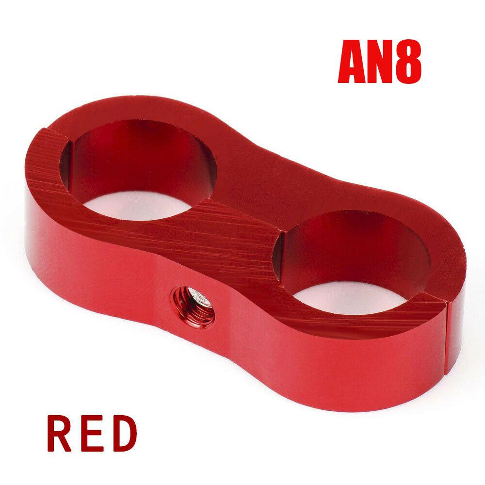 1pc an4/an6/an8/an10 slange separator klemmefitting gas/olie/brændstofledning slange endefitting;: An8 røde